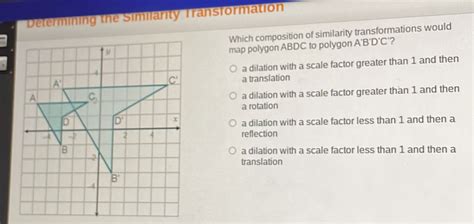 Which Composition of Similarity Transformations Maps the Abstract to the Concrete?